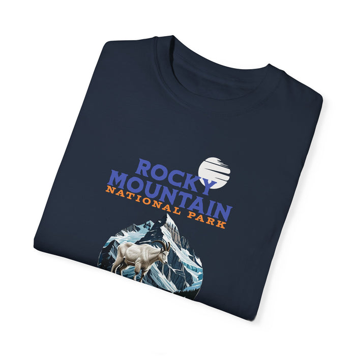 Rocky Mountain National Park Mountain Goat T-Shirt Wildlife Adventure Tee