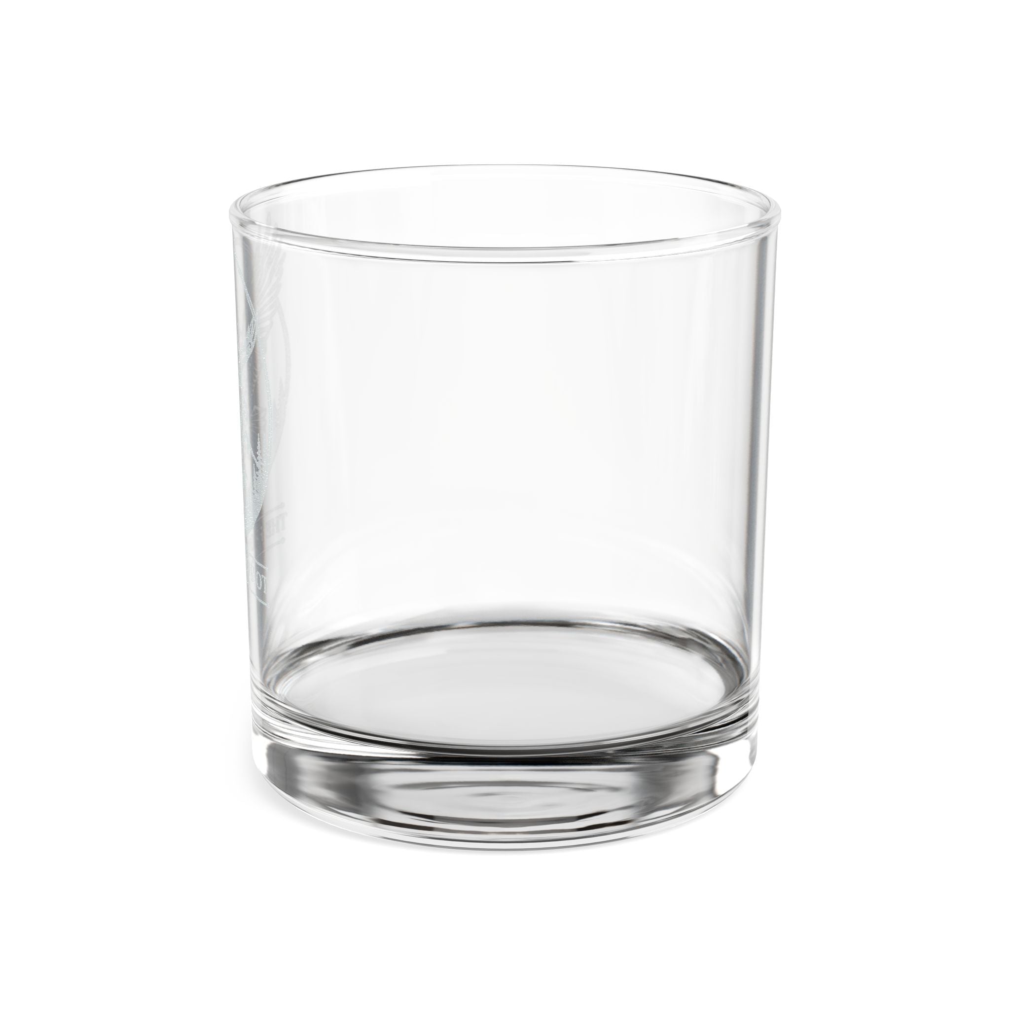 Soaring Eagle Whiskey Glass - 10.5oz Engraved Rocks Glass Mountain Design
