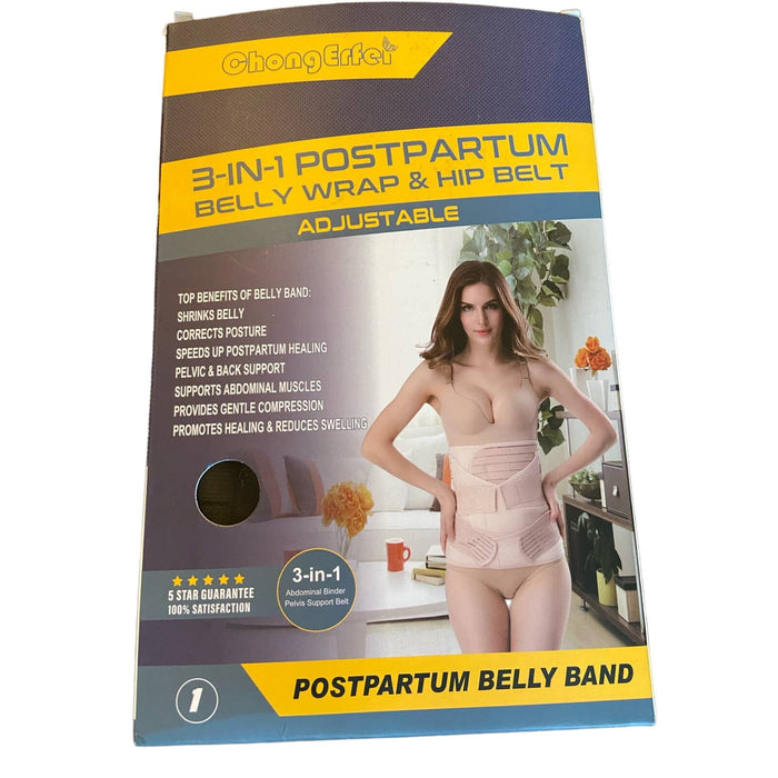 Chong Erfei 3-in-1 Postpartum Support Recovery Belly Wrap * H151