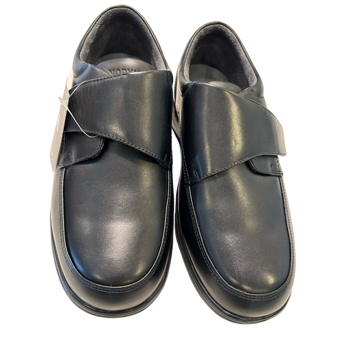 Anodyne No. 28 Casual Oxford – Black, Size 10, Extra Wide, Orthopedic-Friendly