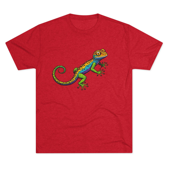 Gecko  Tri-Blend Premium  Unisex T-Shirt. Soft  Lightweight Quality and  Comfort