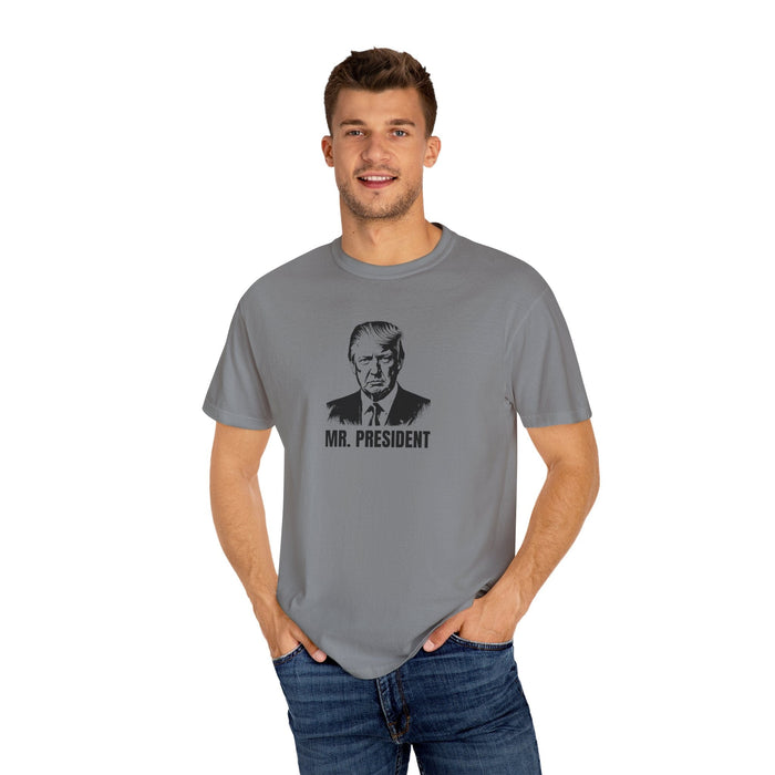 Mr. President T-Shirt Featuring President Elect Donald Trump Bold Patriotic Apparel