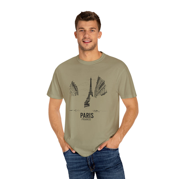 Paris, France T-Shirt Comfortable Casual Travel & Outdoor Adventure Tee