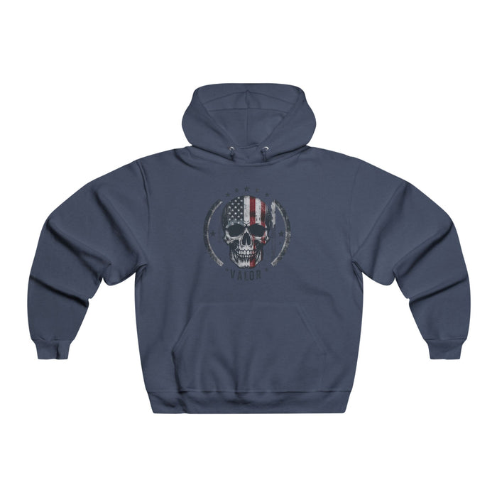 Valor Skull Hoodie  Embrace Your Inner Warrior in Style!