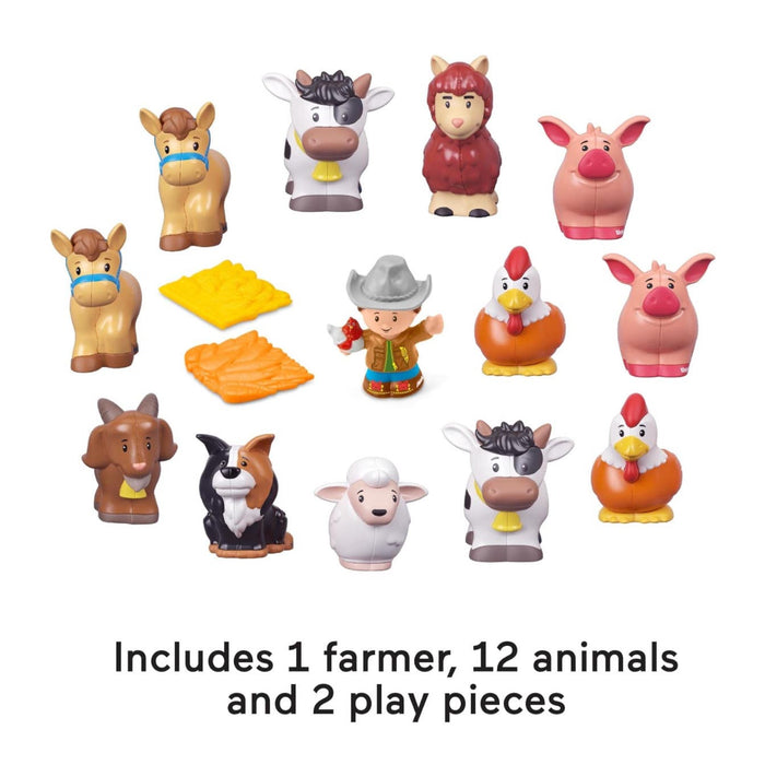 Fisher-Price Little People Caring for Animals Farm Bundle, Electronic playset