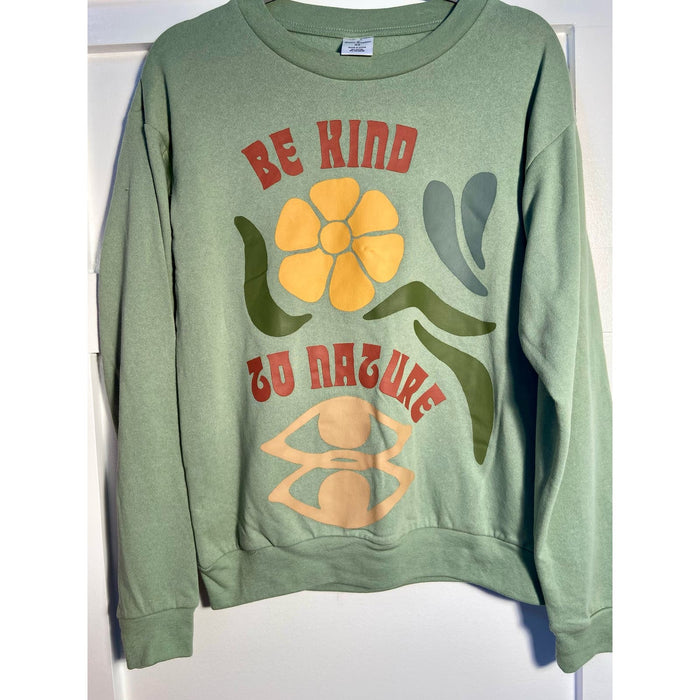 Desert Dreamer Be Kind To Nature Graphic Sweatshirt * Women's XS Shirt w3003