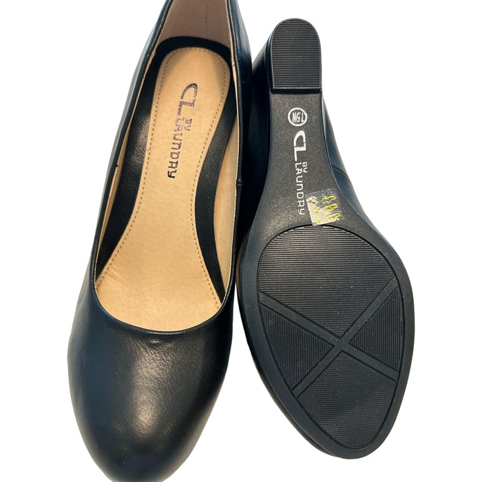 CL by Chinese Laundry Women's Nima Wedge Pumps Round Toe Slip-On Comfort SZ 7.5W