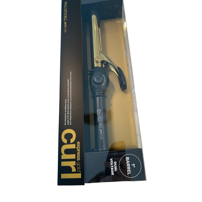 PAUL MITCHELL Pro Tools Express Gold Curl Titanium Curling Iron, Fast-Heating