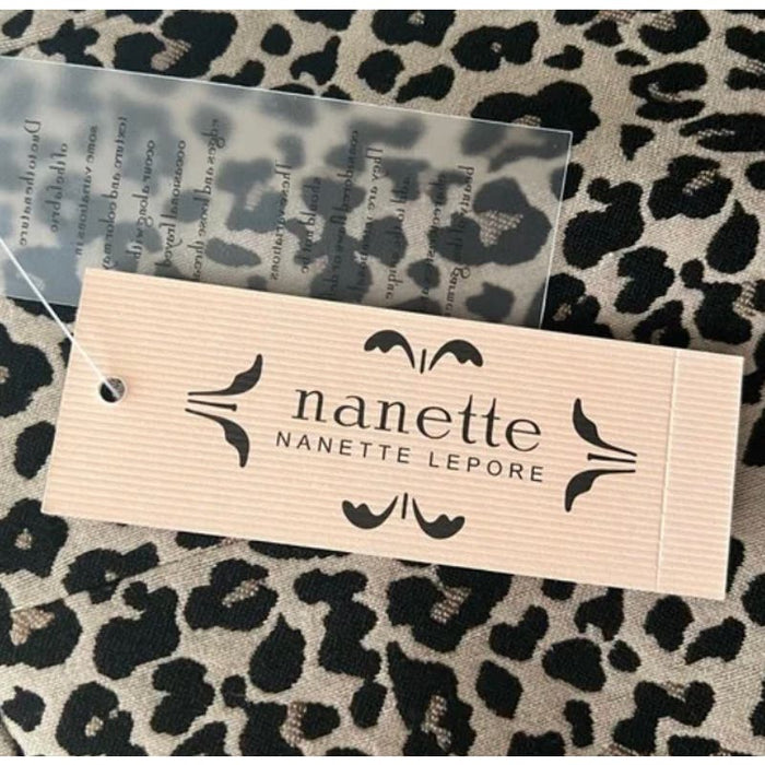 Nanette Lepore Leopard Print Skim Pants, Women's Size 14 * WOM255