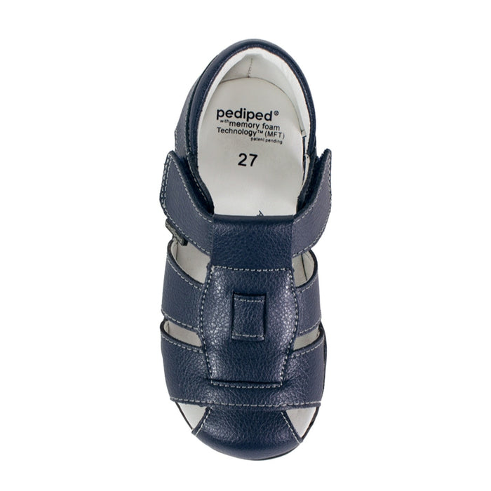 "Pediped Sydney Kids Sandals, Navy, Size 8.5US". MSRP 55