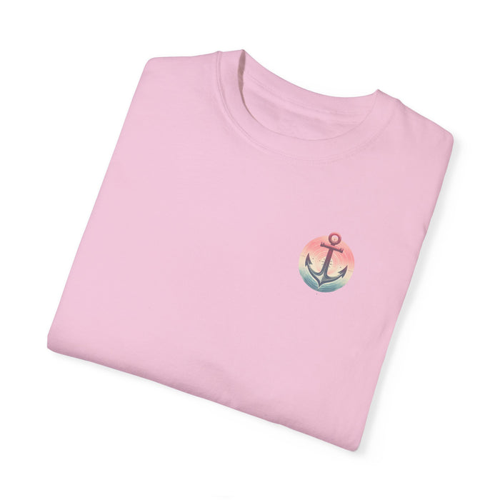 Beautiful Nautical Coastal Anchor T-Shirt | Comfort Colors 1717 Wife Gift, Daughter Gift, Sister Gift, Girlfriend Gift, Beach Shirt