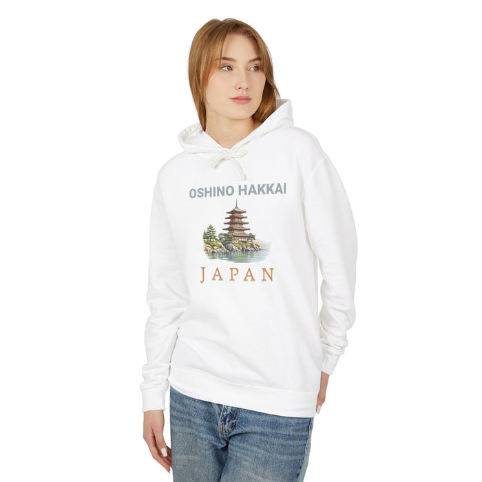 Oshino Hakkai, Japan Hoodie Unisex Travel Adventure Hoodie for Outdoor Explorers