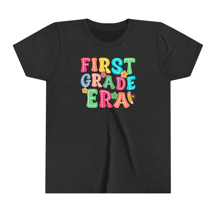 First Grade Era Youth Short Sleeve Tee - Comfortable and Stylish for Kids 1st Grade Tee Great Gift Idea Back to School Tshirt Girls Tshirt