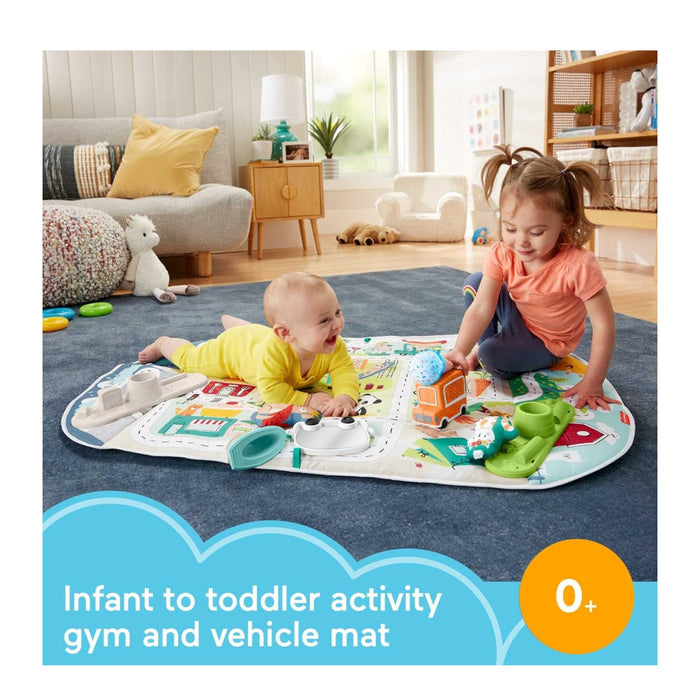 Fisher-Price Large Activity City Gym To Jumbo Playmat Baby