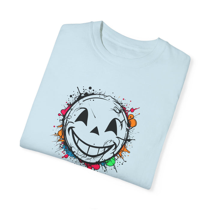 Graffiti Style Smiley Face Unisex Garment-Dyed T-Shirt Comfort Colors Great Gift Idea Stylish and Trending