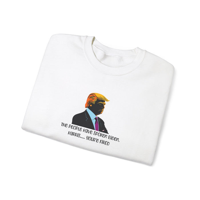 America Has Spoken  Biden, Harris Youre Fired Sweater  Bold Supporter Statement