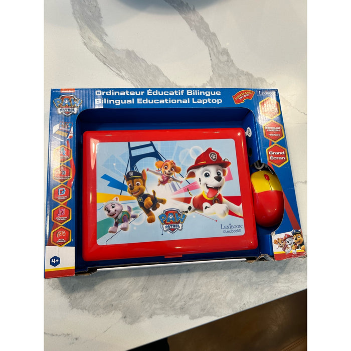 LEXIBOOK Paw Patrol-Educational and Bilingual Laptop Learn Play Games and Music