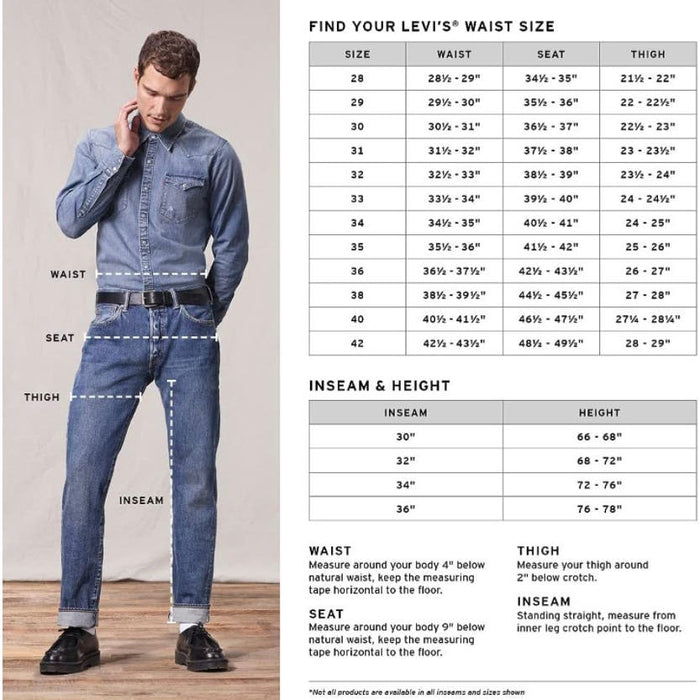Levi's Men's 541 Athletic Fit Blue Denim Jeans - Size 42X30* Stylish Fit M604