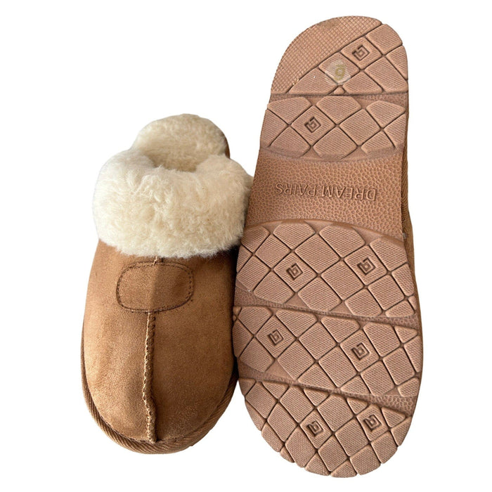 DREAM PAIRS Women’s SOFIE-05 Suede Fur Slippers – Ultimate Comfort at Home!