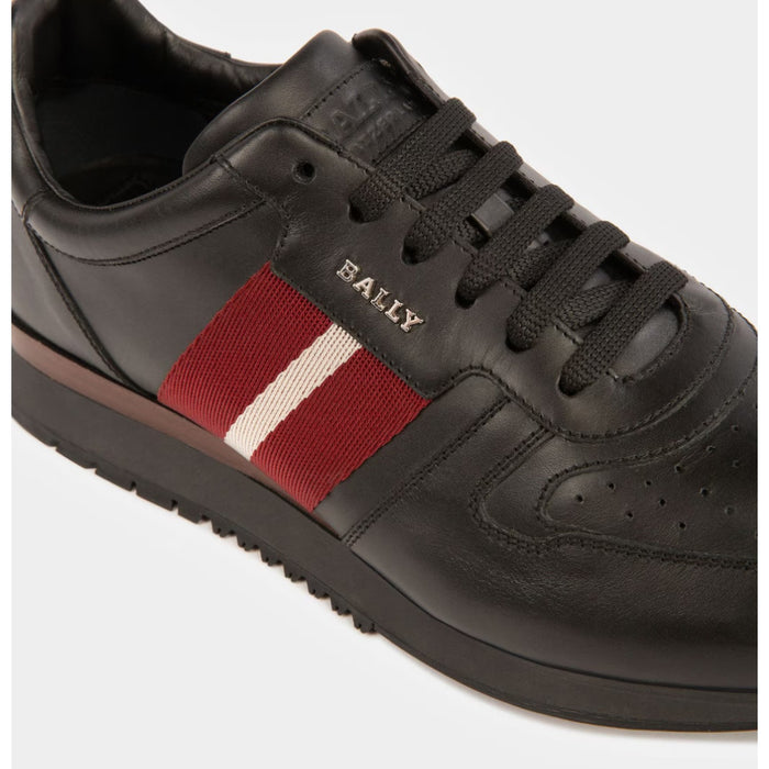 Bally Astel-FO/510 Men's Black Sneaker Size 9 UK (10 US) Calf Leather Bally