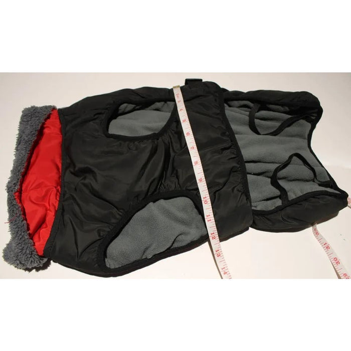 Fleece-Lined Vest Dog Jacket * 17" Back Length Dock Insulated Pet Apparel