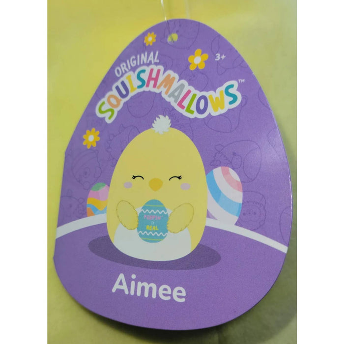 Squishmallow Aimee Yellow Chick 16” Easter  Edition Holding Egg (Kelly Toy)