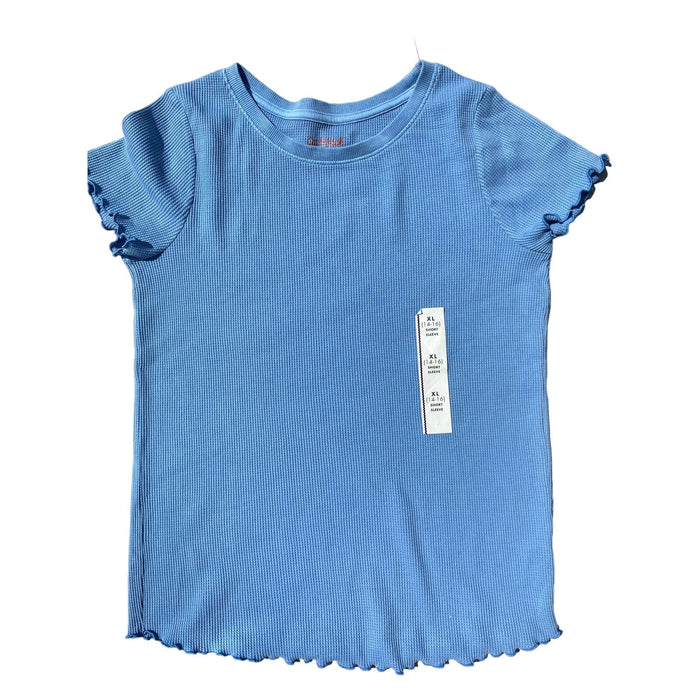 Cat & Jack Blue Short Sleeve T-Shirt, Size XL (14-16). K55 *