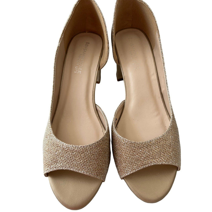 Joy Champagne Touch Ups Shoe - Classic Peeptoe d'Orsay Pump, Size 7 W