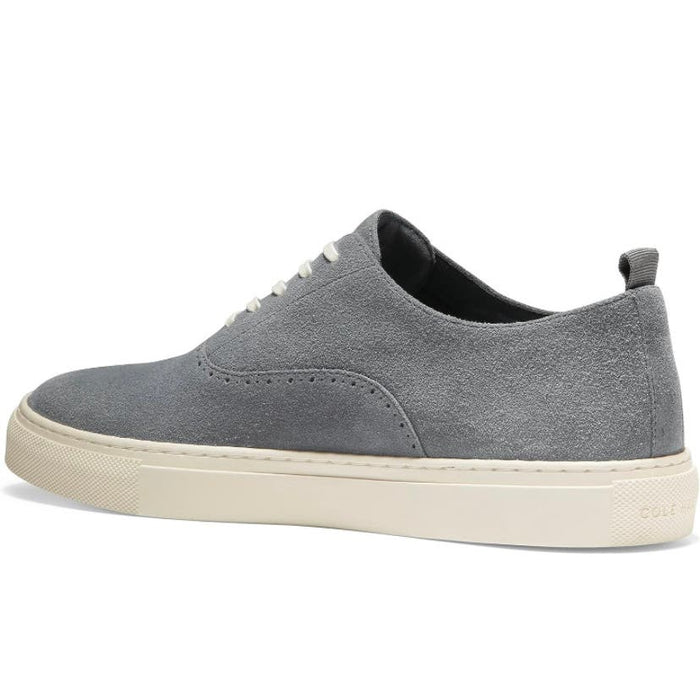 Cole Haan Winslow Plain Toe Sneaker, Grey Suede, Size 8.5 Mens Shoes MSRP $160