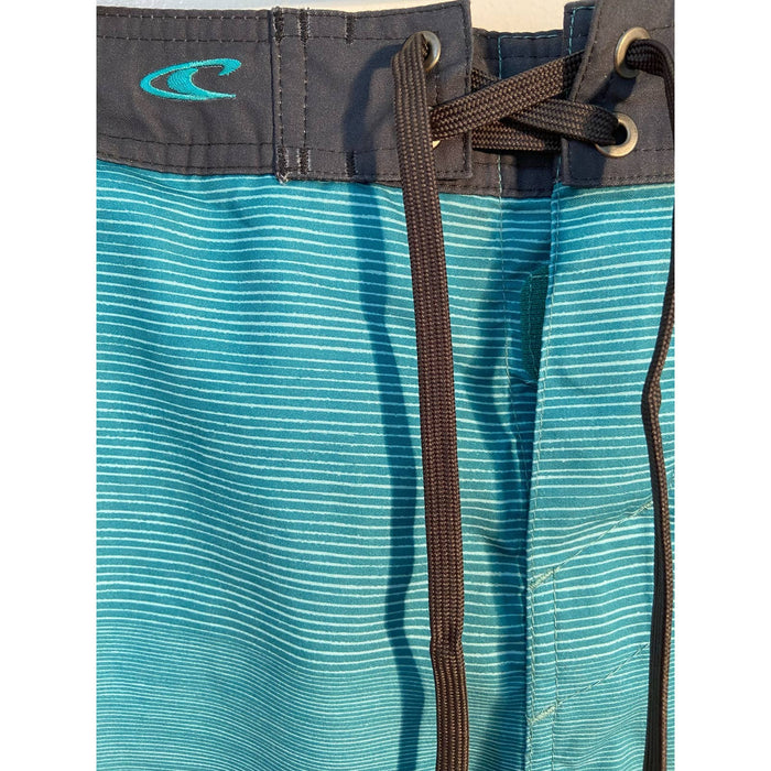 ONEILL striped swim trunks boys shorts SZ 40 MS20
