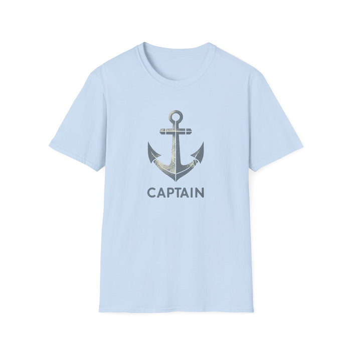 Captain Tee Stylish Nautical Seaside Anchor Tee | Unisex Soft-Style Comfort Shirt Great Gift, Husband Gift, Boyfriend Gift, Boat shirt