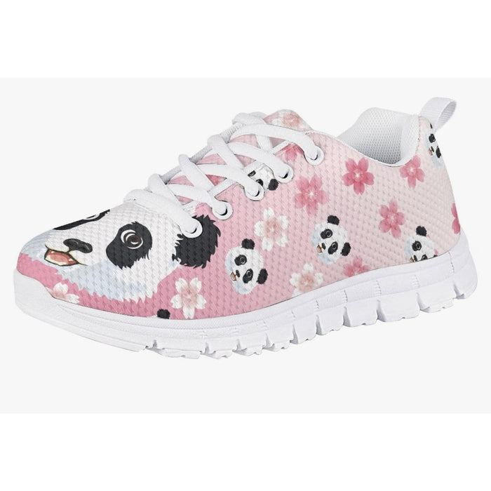 Parprinty Boys & Girls Cute Cat Dog Print Running Tennis Shoes, SZ 32 / 1