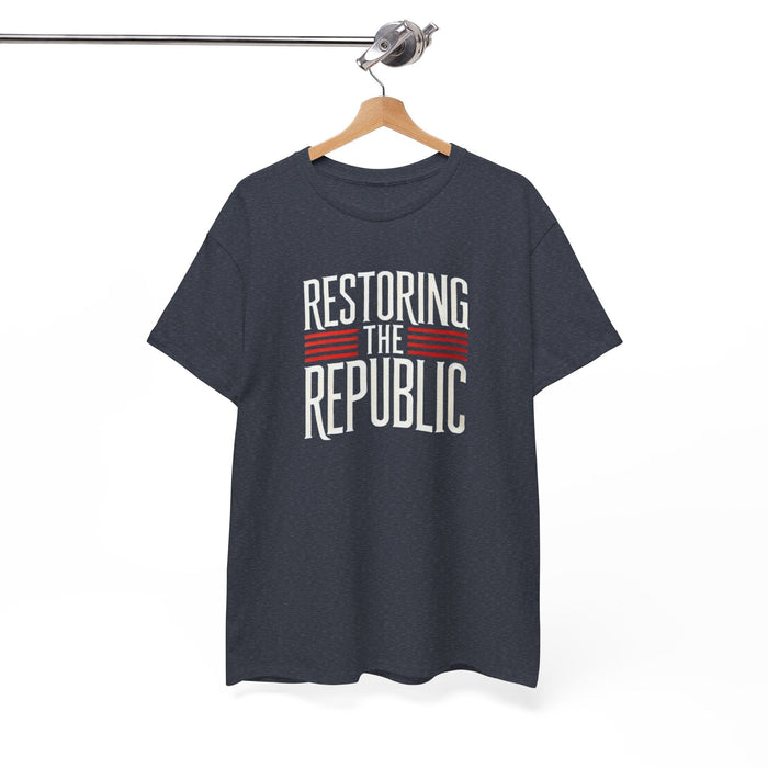 Restoring the Republic Vote Unisex Heavy Cotton Tee Classic Comfort Make America Great Again