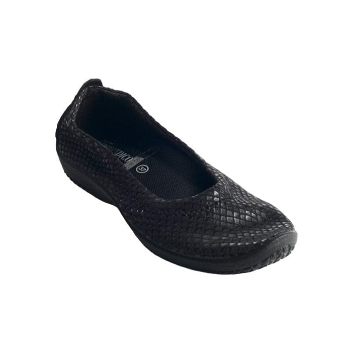 Arcopedico Women's Black Slip-On Flats Size 8.5 Travel Comfort