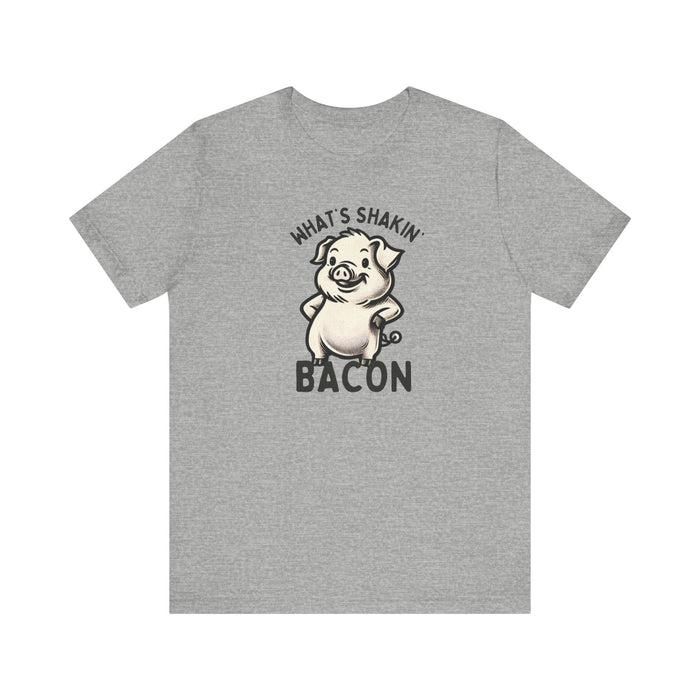 What's Shakin' Bacon? Dive into Fun with Our Classic Tee! Bacon Lovers!