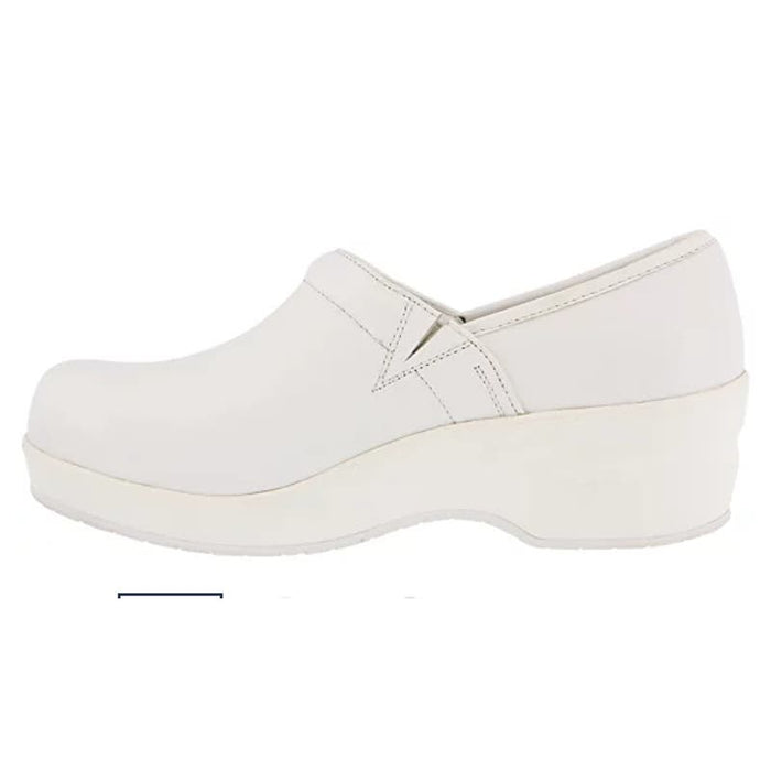 Spring Step Professional Women's Selle Uniform Dress Shoe, White, 9.5