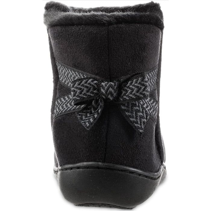 Isotoner Microsuede Mallory Bootie Slippers - Size L (8.5-9)