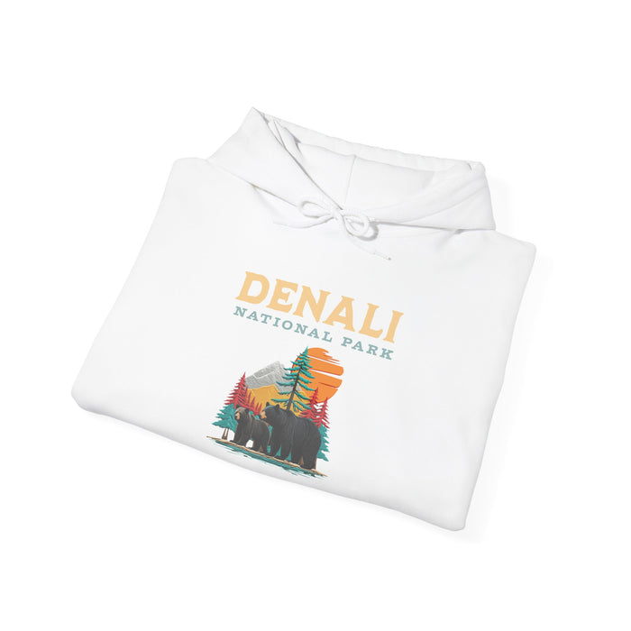 Denali National Park Bears hoodie Wildlife Adventure Tee for Outdoor Enthusiasts