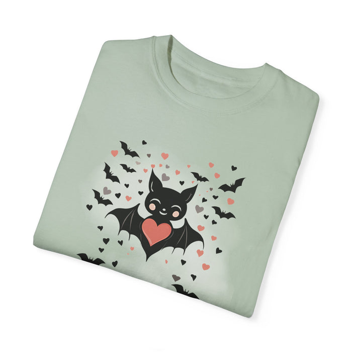 Happy Halloween Bat Vibes Comfort Colors 1717 Garment-Dyed T-Shirt Halloween Tshirt Womens Gift Mens Gift Holiday Gift