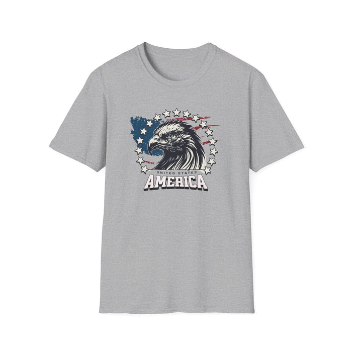 United States of America Patriotic Eagle T-Shirt   American Flag Design