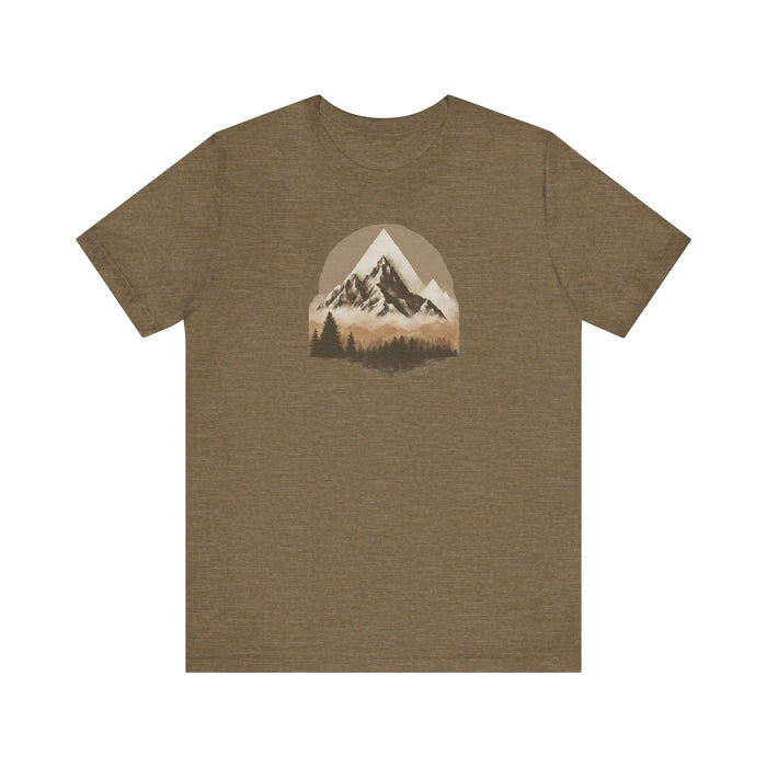 Mountain Escape Get Lost in Nature Unisex Jersey Short Sleeve Tee Great Gift, Dad Gift, Husband Gift, Boyfriend Gift, Camping Tshirt