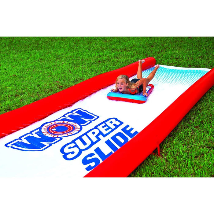 WOW Super Giant Backyard Slip Slide Sprinkler Extra Long WaterSlide 25ft x 6 ft