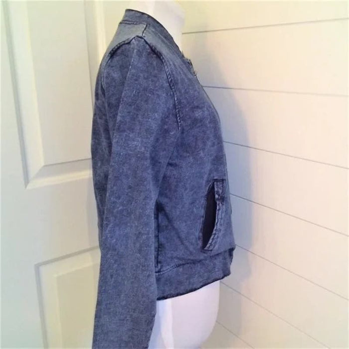 Marc New York Performance Medium Wash Denim Jacket, Size Medium * wom169