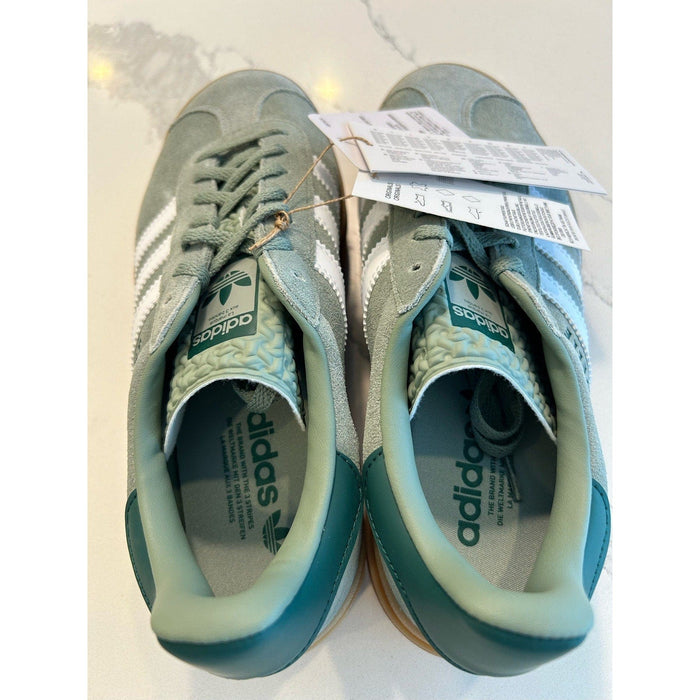 adidas Women's Gazelle Bold 'Green' Sneakers ID6998 Womens Athletic Stylish 5.5