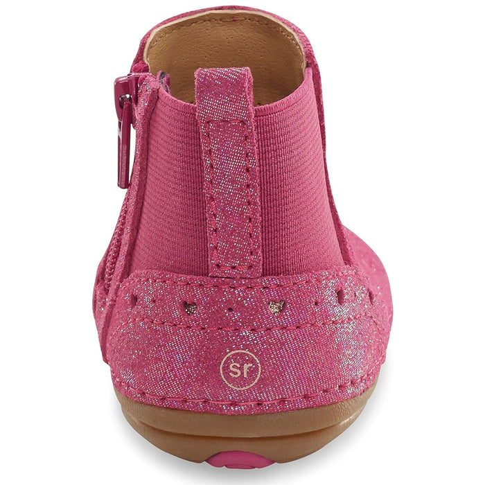 Stride Rite Unisex-Child Sm Agnes 2.0 Fashion Boot Size 3M Premium Leather Shoes