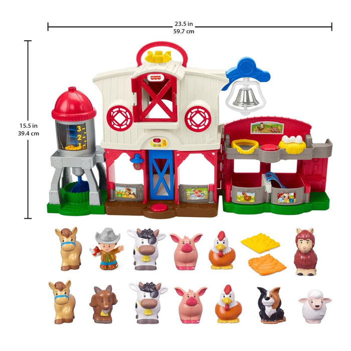 Fisher-Price Little People Caring for Animals Farm Bundle, Electronic playset