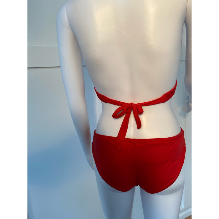 Bikini Thief Red Cheeky Swimsuit, Size M * wom273