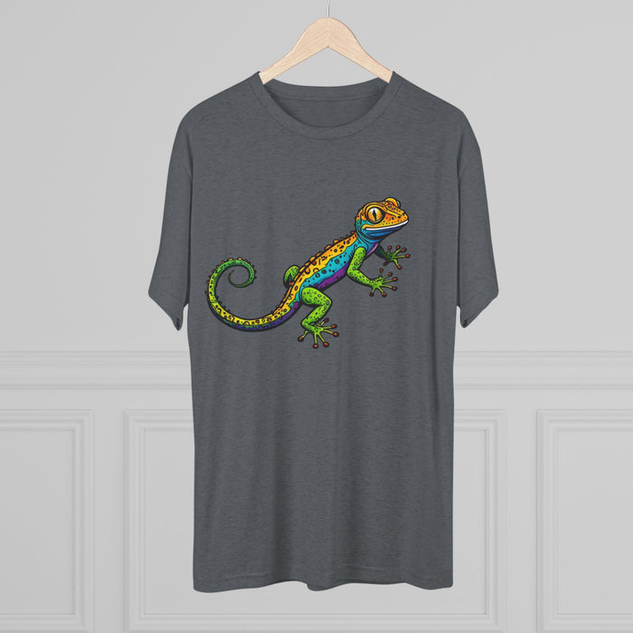 Gecko  Tri-Blend Premium  Unisex T-Shirt. Soft  Lightweight Quality and  Comfort