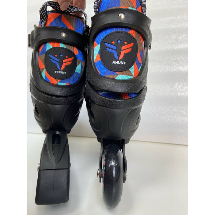 Fihuny Adjusable In-line Skates SZ 4-7  LED