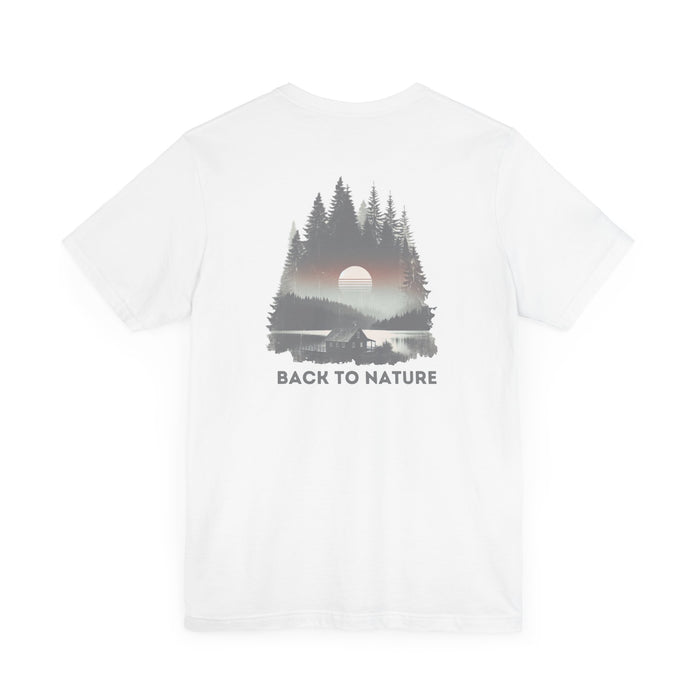 Back To Nature: Cabin on the Lake Tee Embrace Serenity! Great Gift for Nature Lovers, Gift Idea, Husband Gift, Wife Gift Mom Gift, Dad Gift